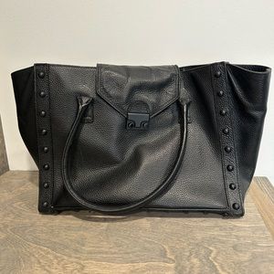 Black Loeffler Randall Structured Tote